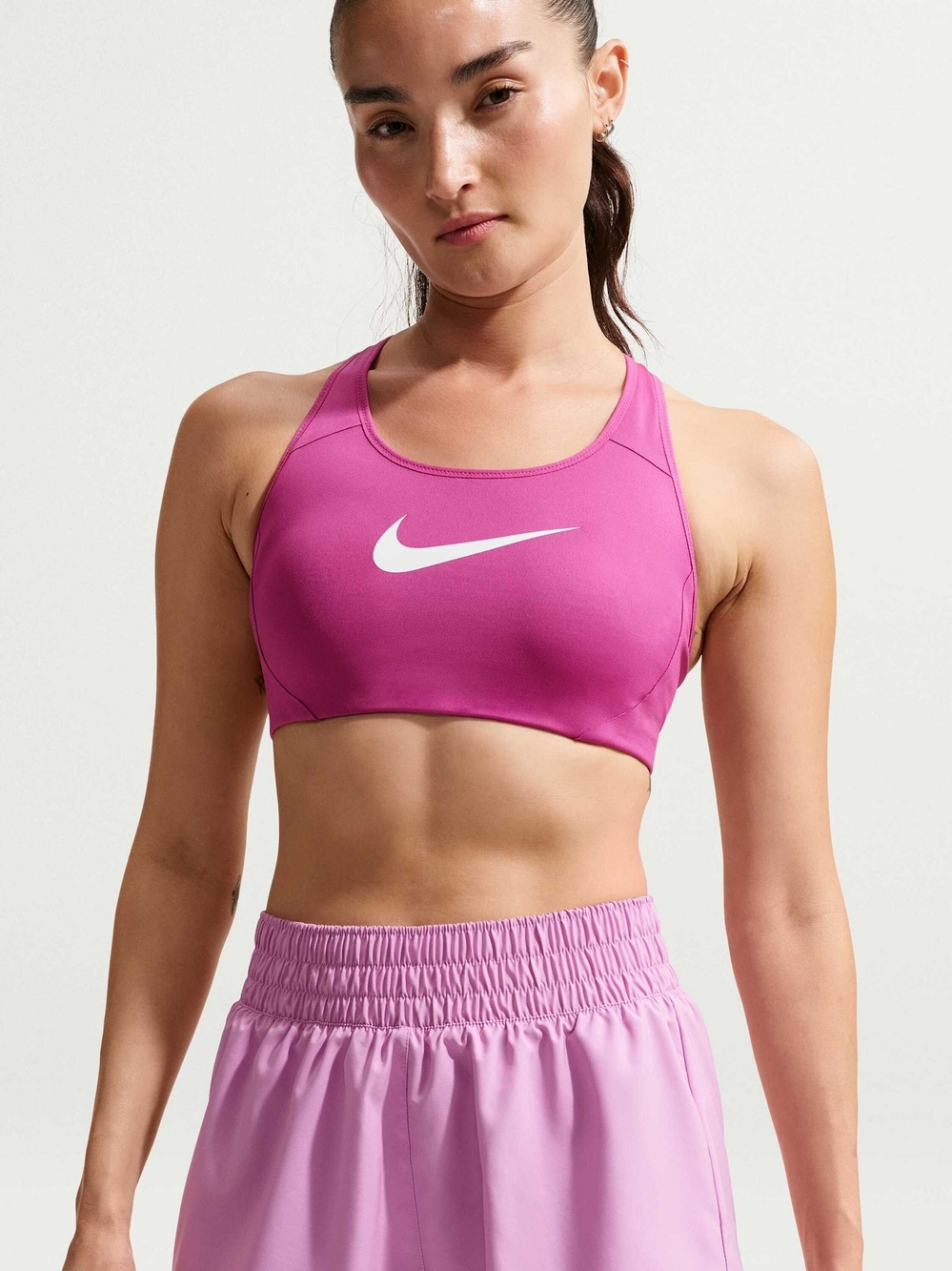 Nike Hot Pink Racerback High-Support Sports Bra